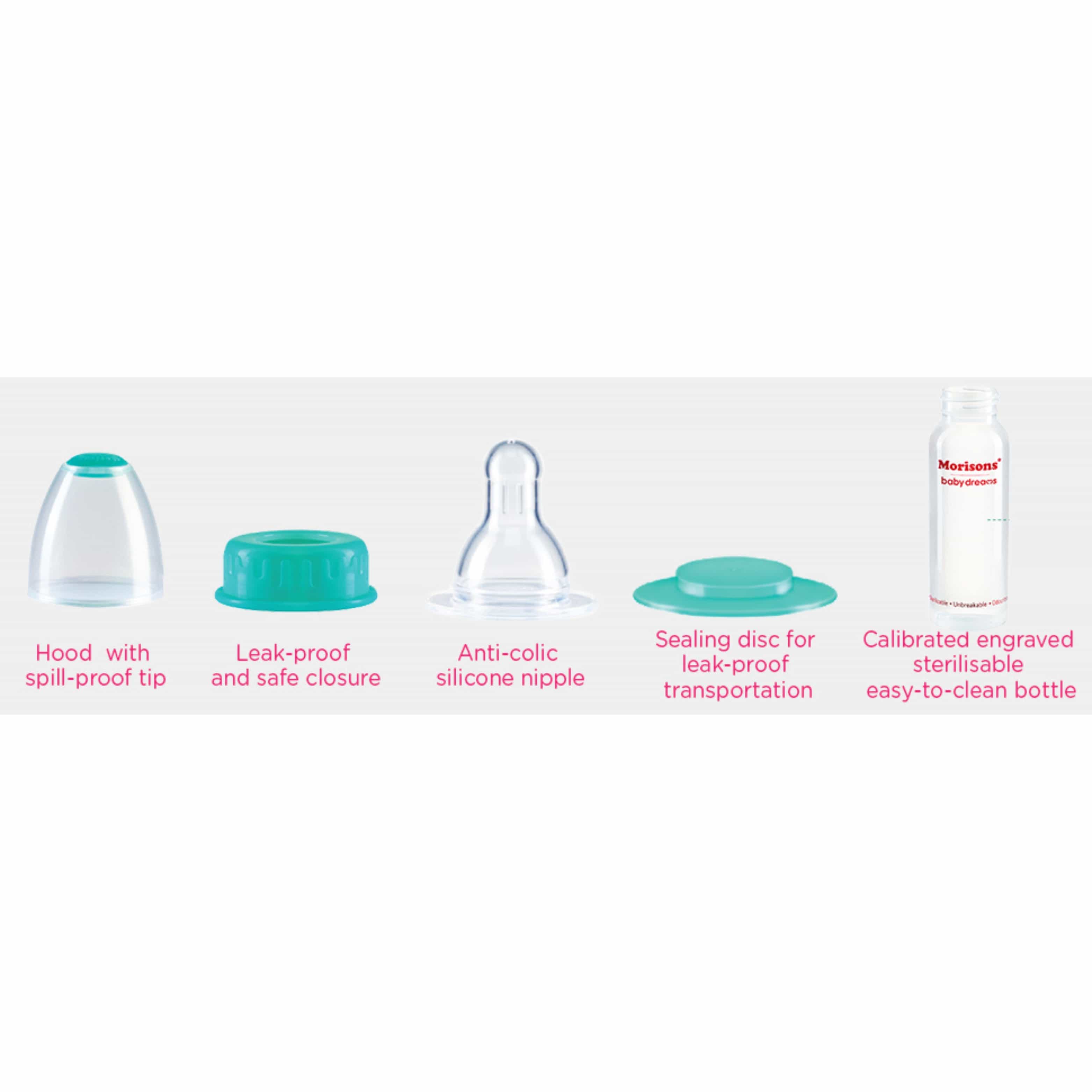 Morisons Feeder Bottle Regular 125ml [1x12x10] (INR 109|NPR 174.40) 5