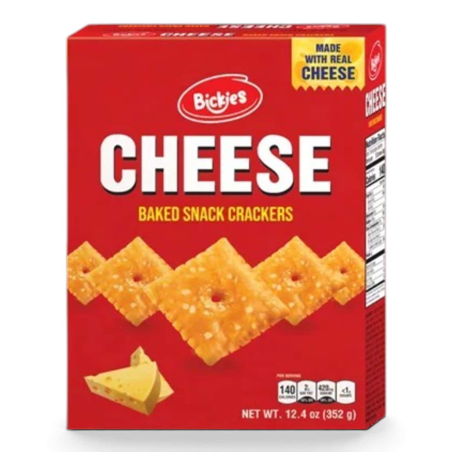 Bickies Cheese Bakes Snack Crackers 352gm [1x12] [NPR 545] view 1